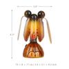 RUNROTOO Iron Dog-Shaped Eyeglass Holder, Decorative Desk Stand view 2