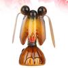 RUNROTOO Iron Dog-Shaped Eyeglass Holder, Decorative Desk Stand view 4