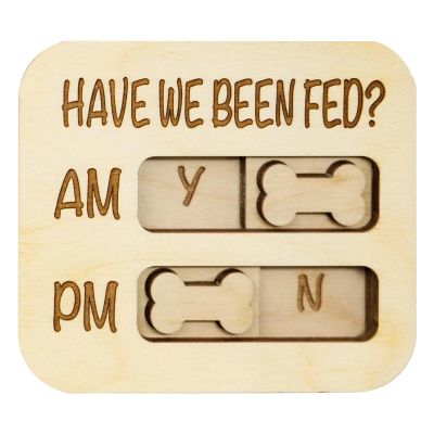 Dog Feeding Reminder Board