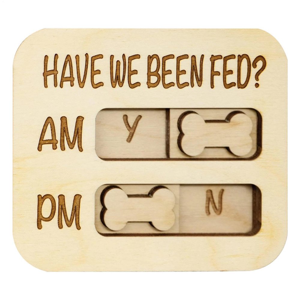 Dog Feeding Reminder Board