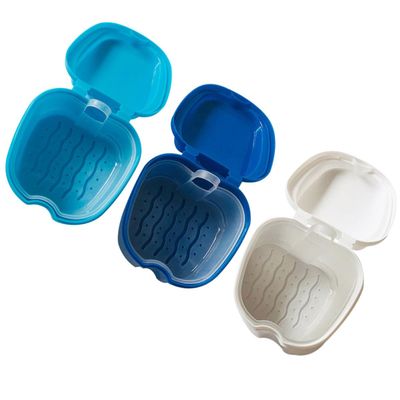 Didiseaon Plastic Denture Storage Cases, 3-Pack, Random Color