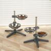 Adjustable Elevated Stainless Steel Dog Bowls with Dual Design view 3