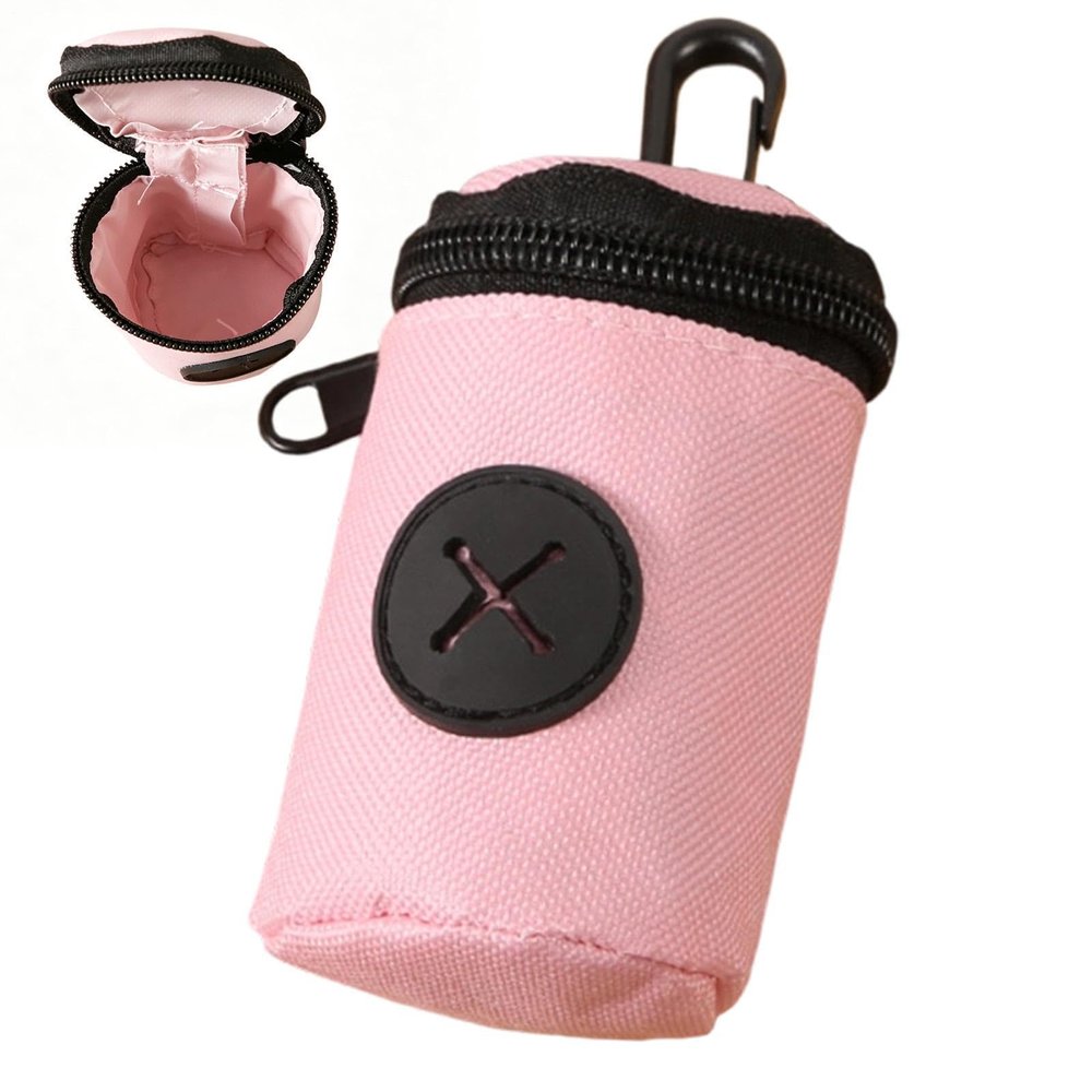 Dog Poop Bag Holder - Zipper Clip Pouch