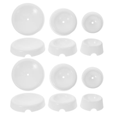 HINTRMENT Fondant Tool Set, 12-Piece Plastic Drying Rack with Flower and Button Shapes for Fondant Flowers and Chocolate Decorations
