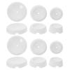 HINTRMENT Fondant Tool Set, 12-Piece Plastic Drying Rack with Flower and Button Shapes for Fondant Flowers and Chocolate Decorations view 1