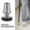 CTIRCHIU Swivel Replacement Rubber Cane Tip with Stainless Steel Joint view 3