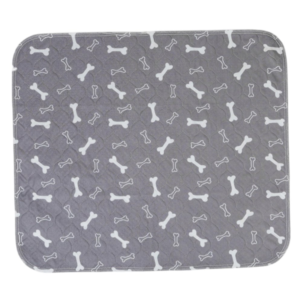 Absorbent Dog Training Mat with Bone Pattern