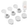 Inverted Bottle Caps, 6-Piece Universal Draining Set view 1