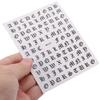 Abaodam Self-Adhesive Letter Nail Stickers, 5 Sheets, Black PVC view 4