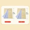 Adjustable Waterproof Washable Incontinence Bed Pads, Apron Style, Multicolor, 55/70/75 cm (D, 55 cm) view 2