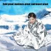 Emergency Thermal Survival Blanket, 160 x 203 cm, Aluminum Foil, PET view 3