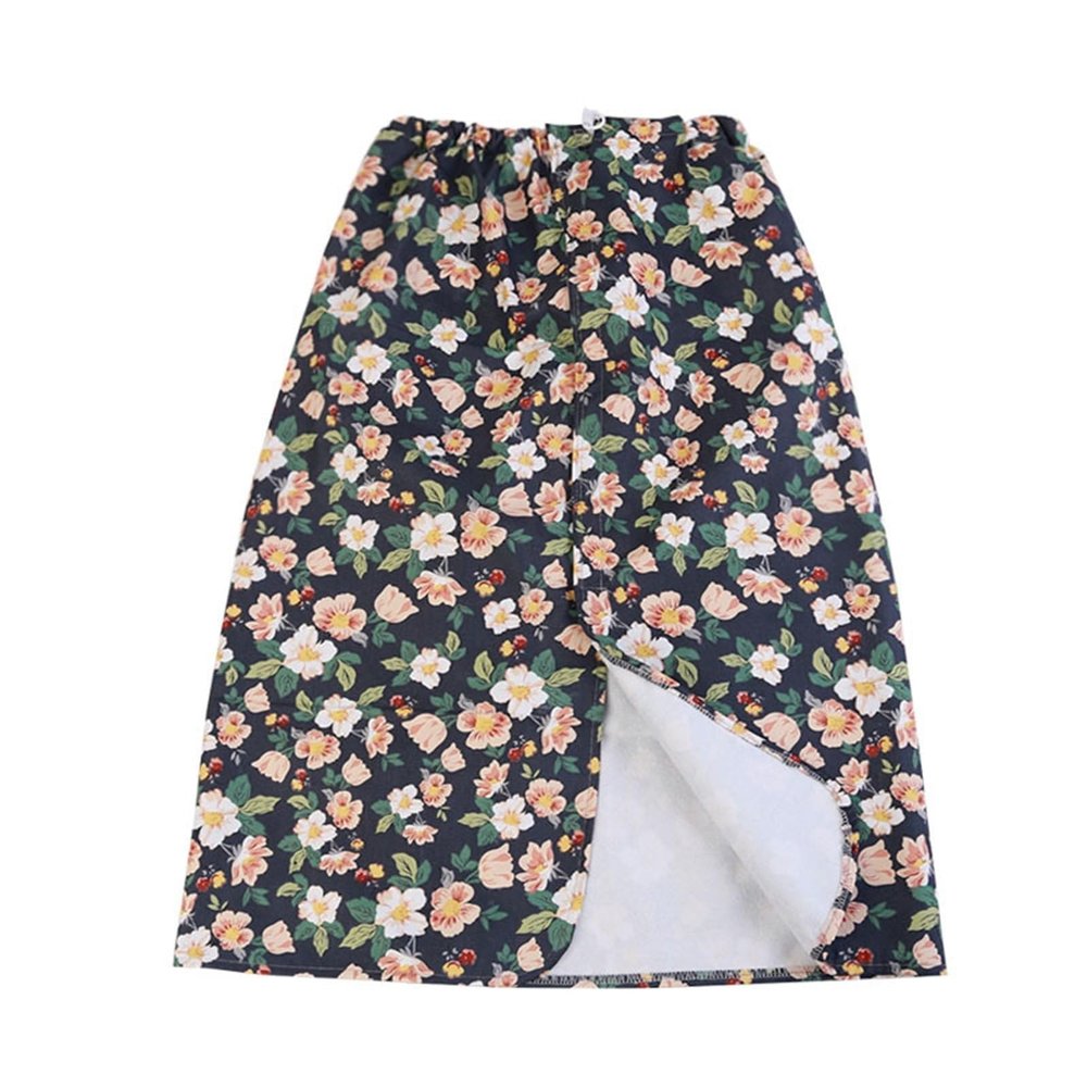 Adjustable Incontinence Bed Pads, Apron-Style, Washable, Waterproof, Floral, Size M