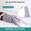 Adjustable Incontinence Bed Pads, Apron-Style, Washable, Waterproof, Floral, Size M view 3