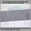 Adjustable Incontinence Bed Pads, Apron-Style, Washable, Waterproof, Floral, Size M view 4