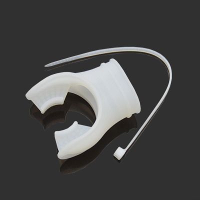 Gettimore Fluorescent Yellow Silicone Regulator Mouthpiece with Cable-Tie Slot