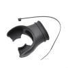 Gettimore Fluorescent Yellow Silicone Regulator Mouthpiece with Cable-Tie Slot view 2