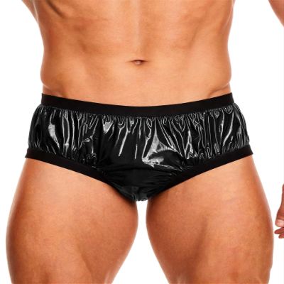 Adult Incontinence Shorts Leakproof Washable Reusable Underwear Black S