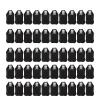 Saluaqui 50-Pack Empty Travel Bottles with Keychains, Refillable Leakproof Squeeze Bottles with Flip Caps and Neoprene Pouches view 1