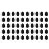Saluaqui 50-Pack Empty Travel Bottles with Keychains, Refillable Leakproof Squeeze Bottles with Flip Caps and Neoprene Pouches view 2