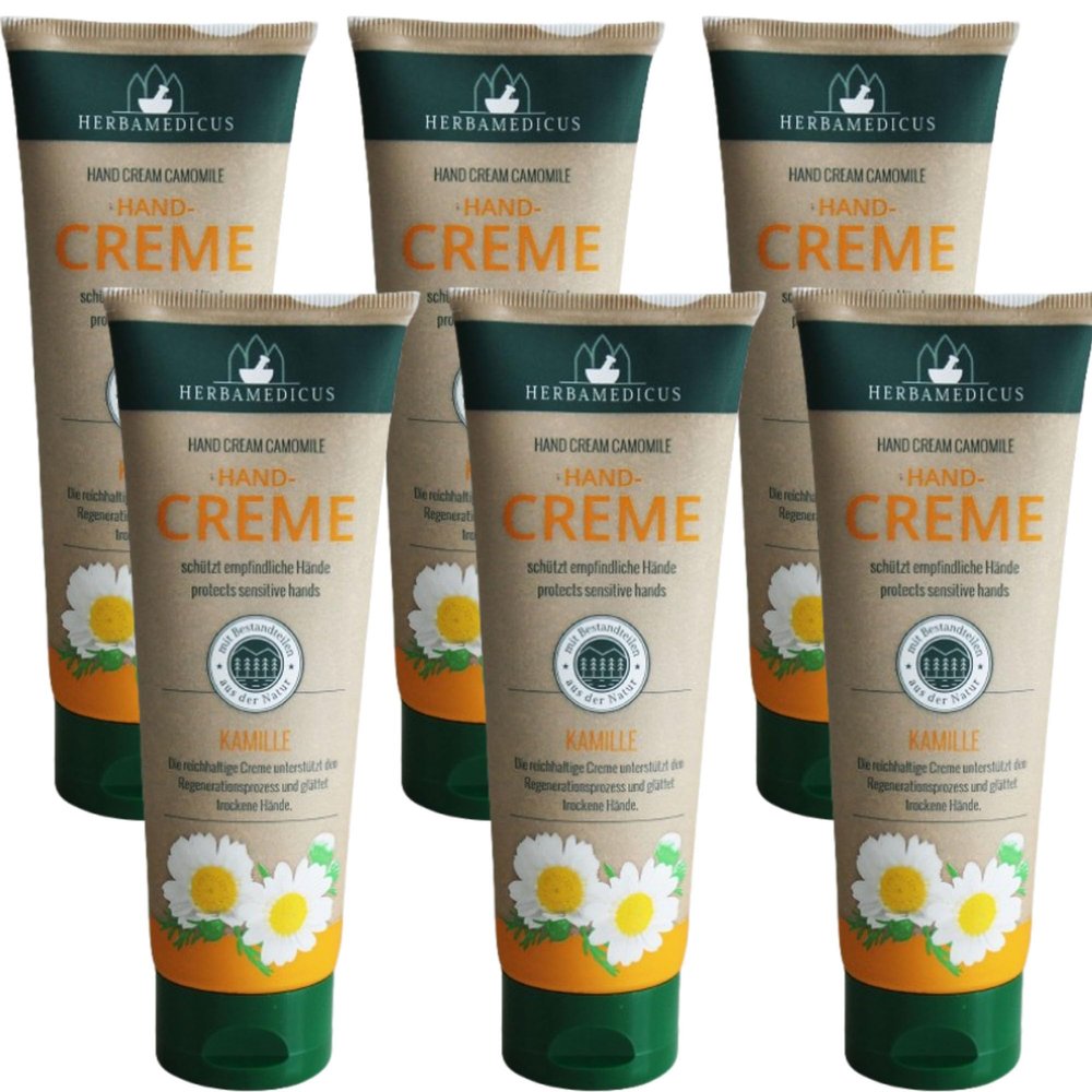 Herbamedicus Chamomile Hand Cream, 6 x 125 ml