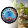 FJMQHU Hygrometer and Thermometer Combo for Reptile Terrariums, Easy Installation, Blue view 4