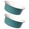 iplusmile Portable Plastic Wash Basins, 2-Piece, Two-Tone Design view 1