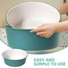 iplusmile Portable Plastic Wash Basins, 2-Piece, Two-Tone Design view 3