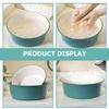 iplusmile Portable Plastic Wash Basins, 2-Piece, Two-Tone Design view 4