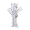 ACOGEDO Beard Shaping Tool, 17.5 cm, Transparent Plastic Beard Comb for Men view 1