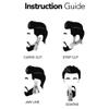 ACOGEDO Beard Shaping Tool, 17.5 cm, Transparent Plastic Beard Comb for Men view 2