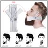 ACOGEDO Beard Shaping Tool, 17.5 cm, Transparent Plastic Beard Comb for Men view 3