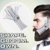 ACOGEDO Beard Shaping Tool, 17.5 cm, Transparent Plastic Beard Comb for Men view 4