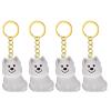 ZBIianxer Pet Keychain with Hair Storage view 1