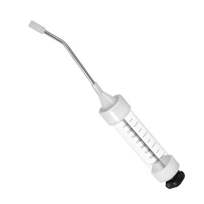 Kaeltsyn Livestock Feeding Syringe, 500 mL, Soft Silicone Nozzle
