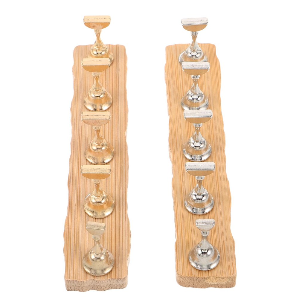 Abaodam 2-Pc. Nail Stand Holders for Nail Art, Portable Plastic Design