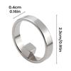 Round Cat-Eye Nail Magnet for Gel Polish, Silver view 2