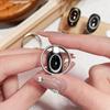 Round Cat-Eye Nail Magnet for Gel Polish, Silver view 3