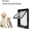 Cat Door, 11-Inch Exterior Size (Black, Small) view 2