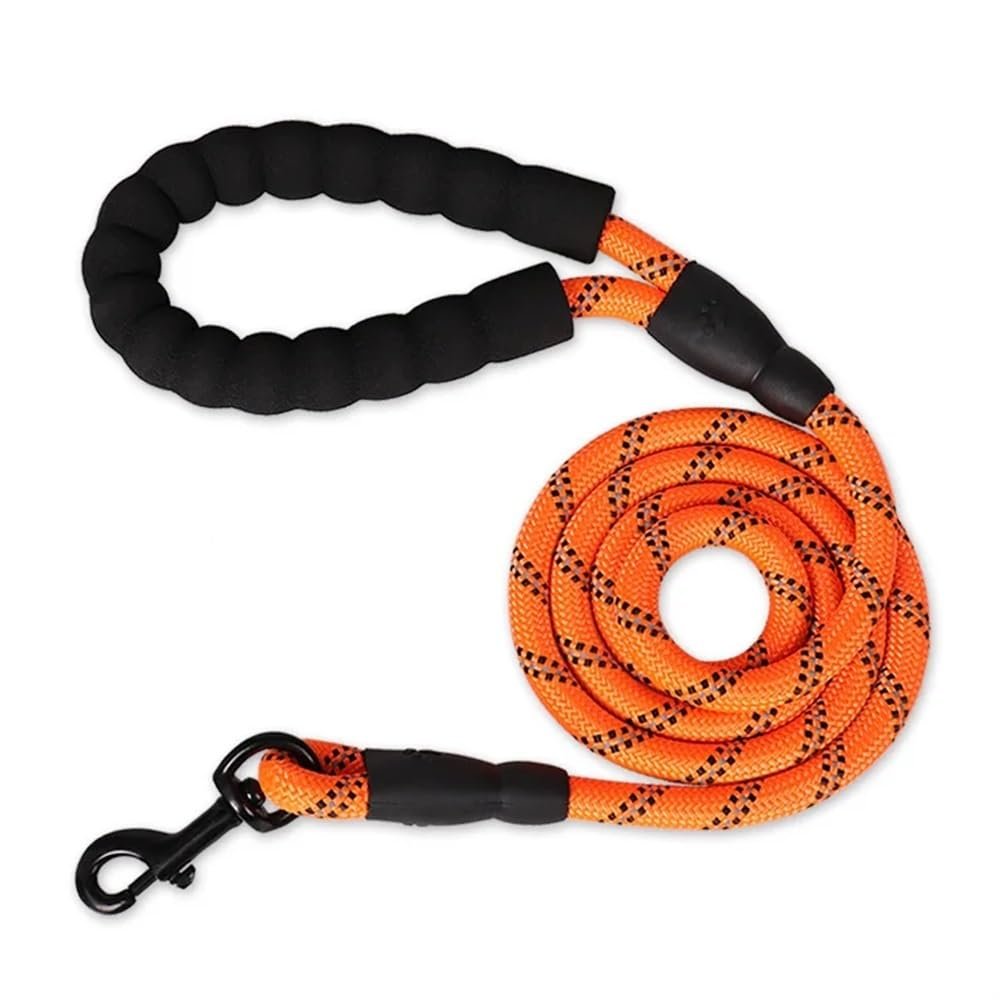 Dog Training Leash, Orange, 0.8 cm x 120 cm