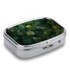 Metal Pill Box with Mirror, 2 Compartments, Compact Travel Pill Case view 3
