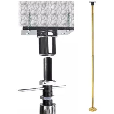 Removable Home Dance Pole, Adjustable Height 2.3–3.8 m, Installation Kit, No Drilling Required