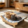 Cat Cooling Bed, Breathable, Washable Wooden Hammock view 4