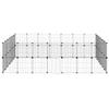 GeenYuu 52-Piece Black Steel Small Animal Playpen with Door, 35 x 35 cm Panels view 4