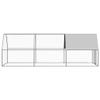 GeenYuu Outdoor Chicken Run, Galvanized Steel, 2 x 6 x 2 m, with Water-Resistant Polyethylene Roof and Lock view 2