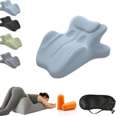 Generic Sex Pillow for Couples, Memory Foam Wedge Pillow, Blue