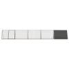 GeenYuu Rabbit Cage, Anthracite Galvanized Steel, 504.5 x 80.5 x 71 cm, with 3 Extension Cages view 2