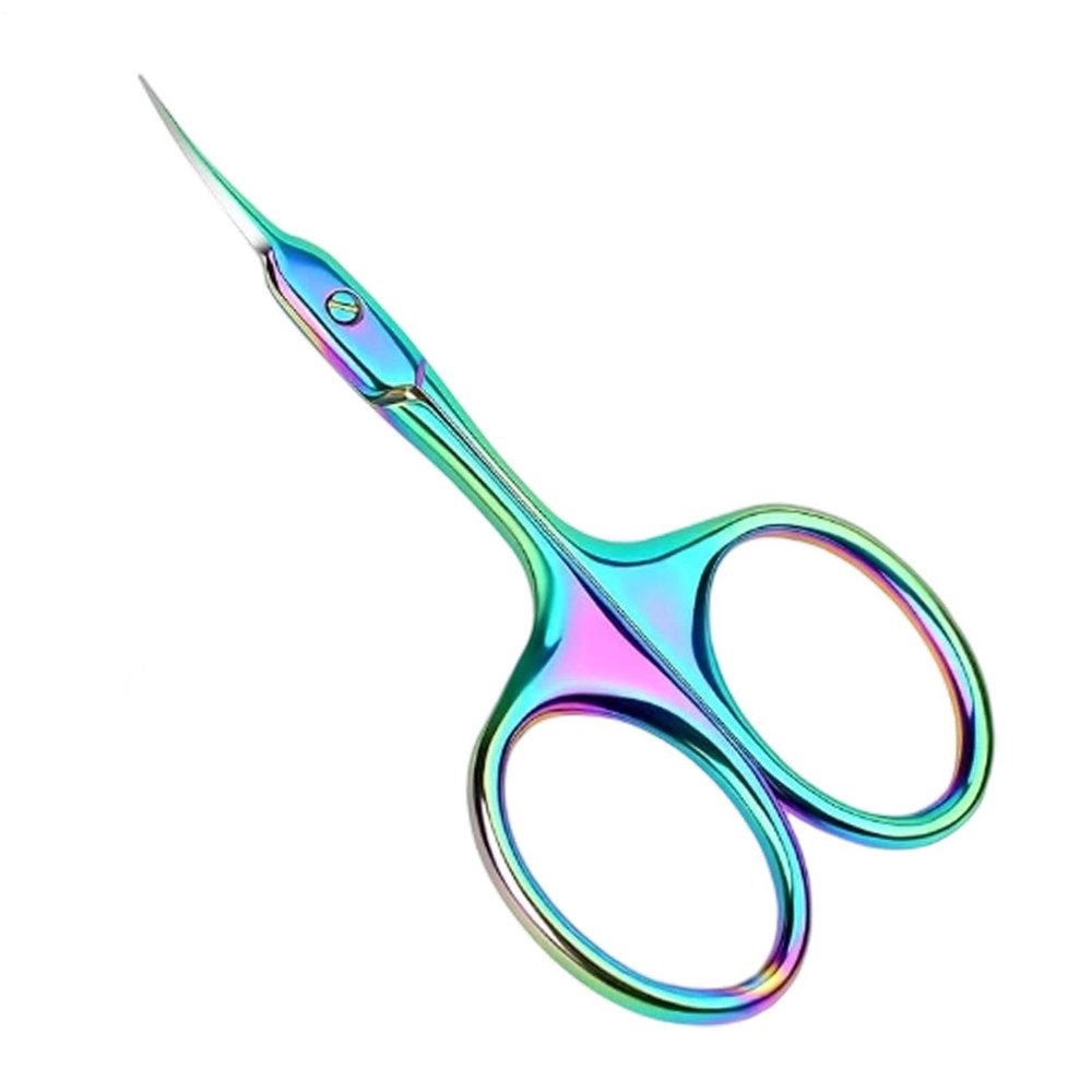 Stainless Steel Nail Scissors with Non-Slip Grip for All Ages