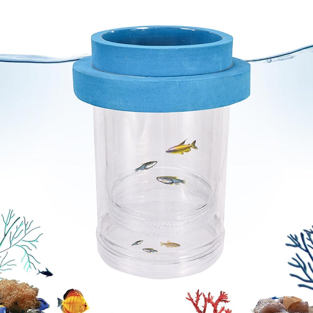 Floating Aquarium Breeding and Rearing Box for Fry