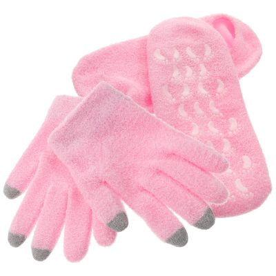 Abaodam 4-Piece Gel Gloves and Foot Masks