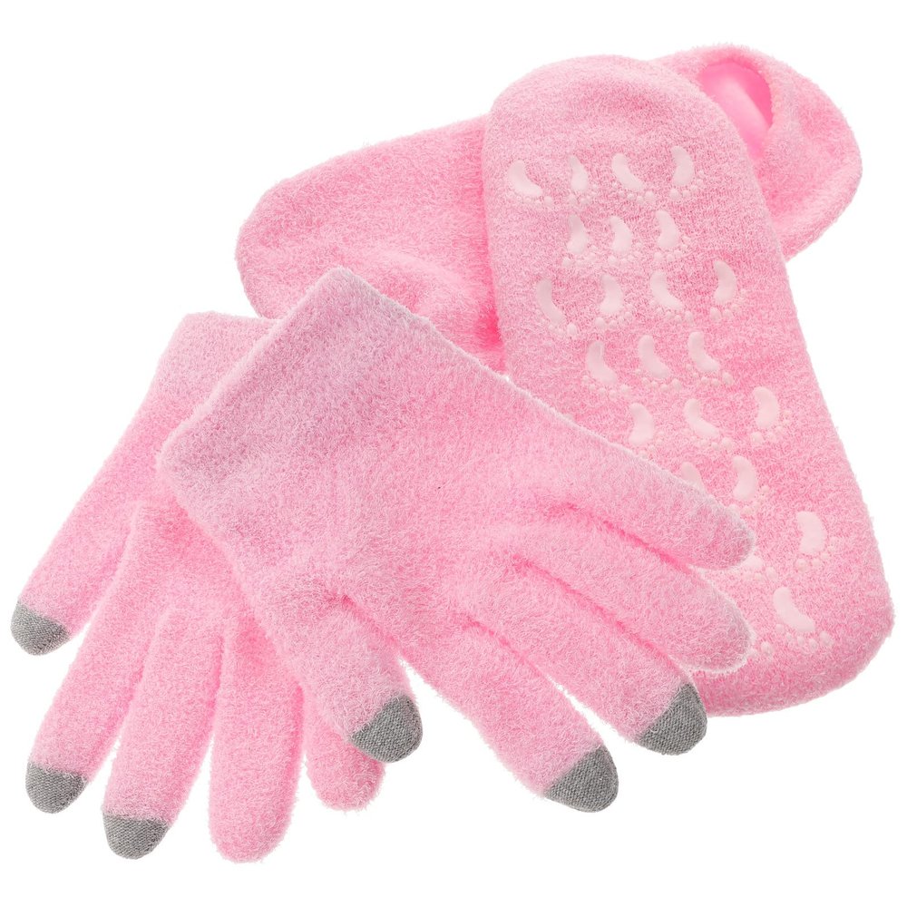Abaodam 4-Piece Gel Gloves and Foot Masks